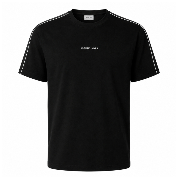 Michael Kors T-shirts Noir - T-shirt en coton avec logo - L - Ref 80 €